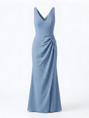 JJs House Slate Blue V-Neck Maxi Dress